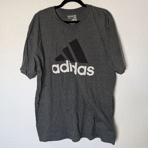 adidas Dark Gray Men's Short Sleeve Tee